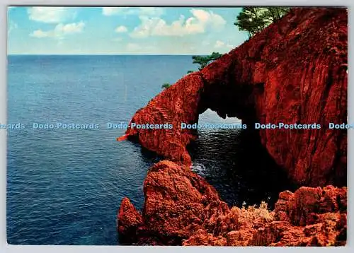 D303008 Frankreich Cote d Azur Côte d'Azur La Corniche Dor Les rochers rouges de