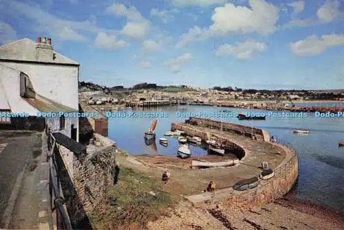 D300421 Cornwall Eine Gesamtansicht von Newlyn J Arthur Dixon Newport I W England