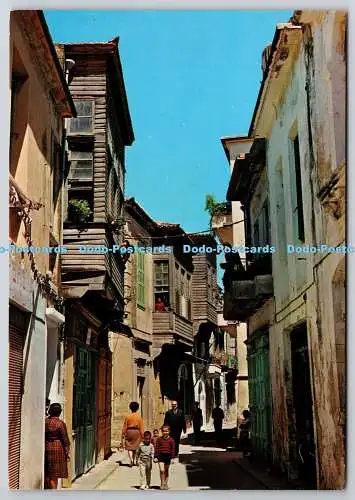 D306389 Kreta Rethymnon Malerische Straße B Isaias Athen Griechenland Nr 9 Postkarte
