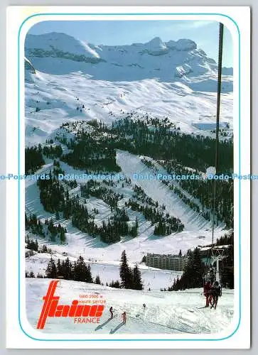 D306393 Haute Savoie Flaine Stade de slalom et piste du geant SECA Z I de Bissy