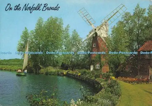 D300443 On The Norfolk Broads Hunsett Mill J Salmon Sevenoaks Kent