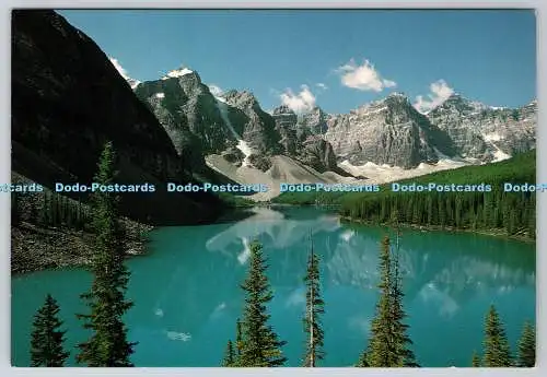 D303057 Canada Valley of the Ten Peaks Moraine Lake Kanada Post Office Postkarte