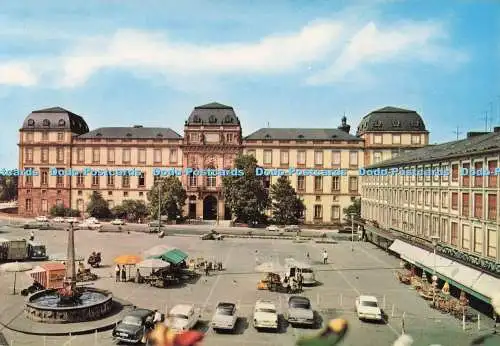 D300453 Darmstadt Marktplatz und Schloss
