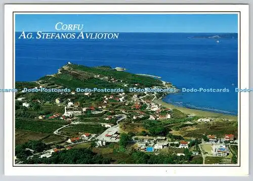 D309046 Griechenland Korfu Ag Stefanos Avlioton N 377 1996 Postkarte