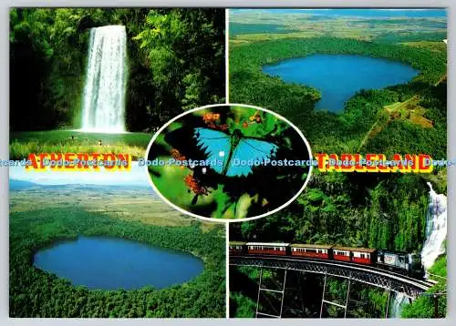 D309052 North Queensland Atherton Tableland Millaa Millaa Falls Lake Barrine Kur