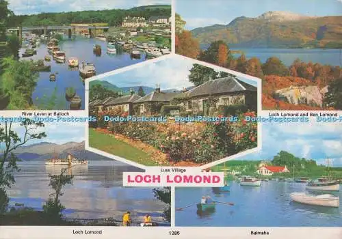D300486 Loch Lomond Luss Village Whiteholme A Hail Caledonia Produkt Multi View