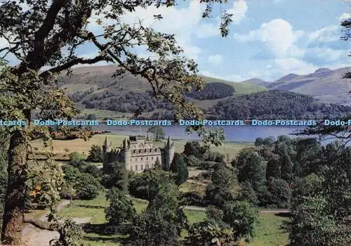 D300488 Argyll Inveraray Castle and Loch Fyne J Arthur Dixon Inverness Scotland