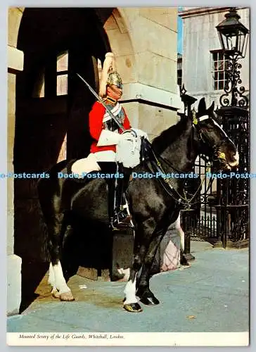 D306449 London Whitehall Mounted Sentry of the Life Guards United Artists Israel