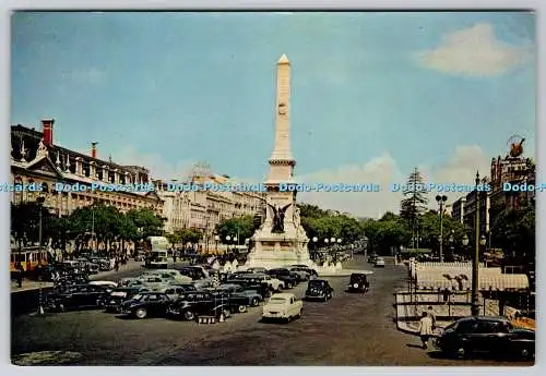D309106 Portugal Lissabon Restauradores Square J Arthur Isle of Wight England R Ga