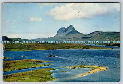 D309147 Sutherland Suilven von Cam Loch in der Nähe von Lochinver John R Edwards J Arthur