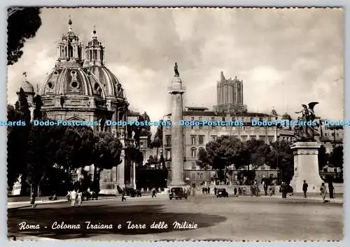 D303178 Roma Colonna Traiana e Torre delle Milizie Ediz S A F Fotocelere Torino