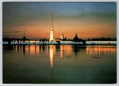 D309172 Leningrad Das Peter-und-Paul-Festungsmuseum bei Nacht S Alekseev V Baran