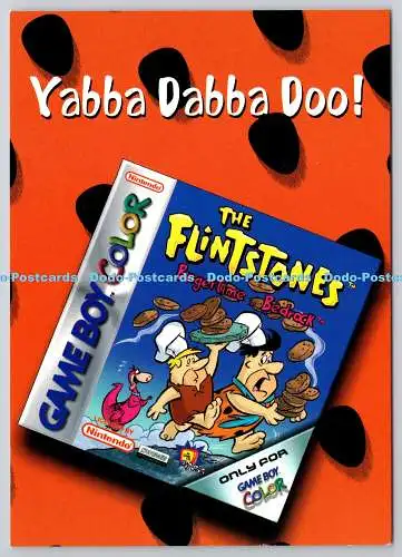 D306550 Postkarte Yabba Dabba Doo The Flintstones BurgerTime im Grundgestein Bumerang