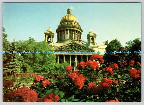 D309174 Leningrader Isaakskathedrale K Zharinova Planeta 1986 Postkarte
