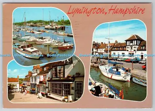 D303198 Lymington Hampshire John Hinde PM Southampton Multi View 1991