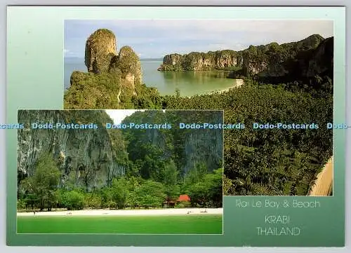 D309179 Thailand Krabi Rai Le Bay and Beach John Everingham Artcard Asien Bangkok
