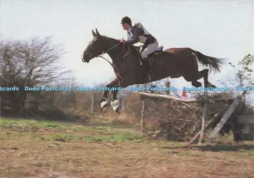 D300594 Man Ride on Horse J Salmon Sevenoaks Kent