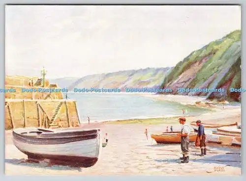 D309223 Clovelly Bay Herbert Truman A R W A Fac Sim Ölfarbe Serie E A Sweetm