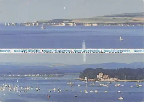 D300642 Poole Blick vom Harbour Heights Hotel Poole Bay Handfast Point The