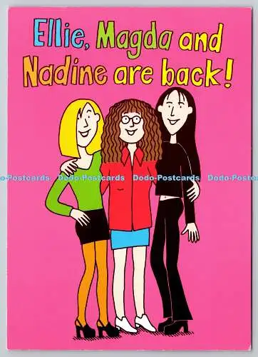 D306608 Ellie Magda und Nadine sind zurück Nick Sharratt Bücher von Jacqueline Wils