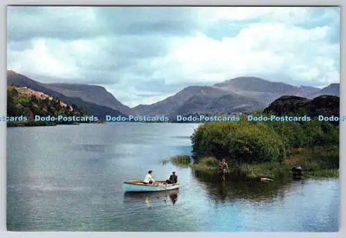 D303268 Llyn Padarn and Snowdon Caernarvonshire Noel Habgood F R P S J Arthur Di