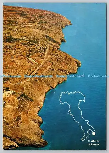 D306653 S Maria di Leuca Luftaufnahme S M A Ed Murra Bruno GBV Grafiche Biondetti