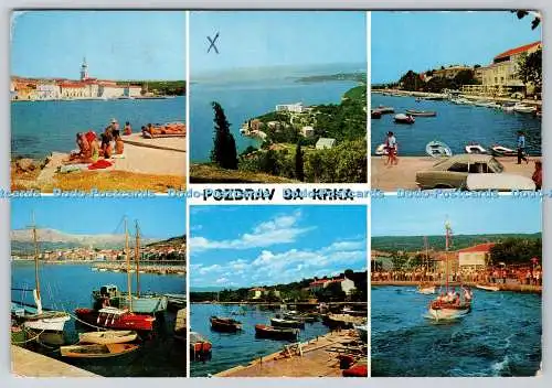 D309299 Kroatien Pozdrav sa Krka Neu in Verpackung Vjesnik Zagreb PM Omisalj 1970 Postkarte N 11