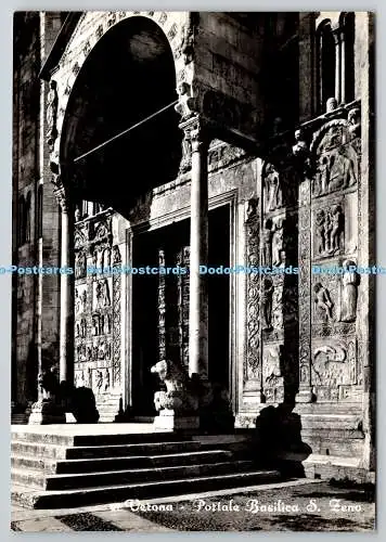 D306678 Verona Portale Basilica S Zeno Glanni Ferradi RP