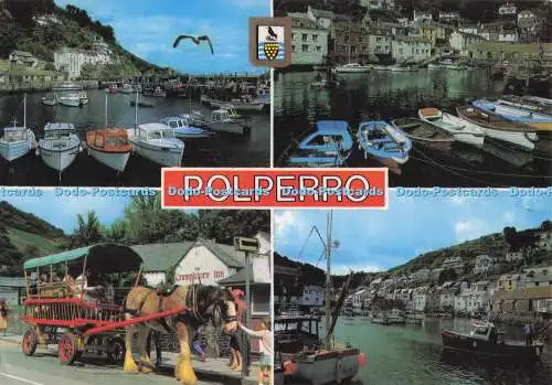 D300717 Polperro Cornwall Fisa PM Penzance 1985 Multi View