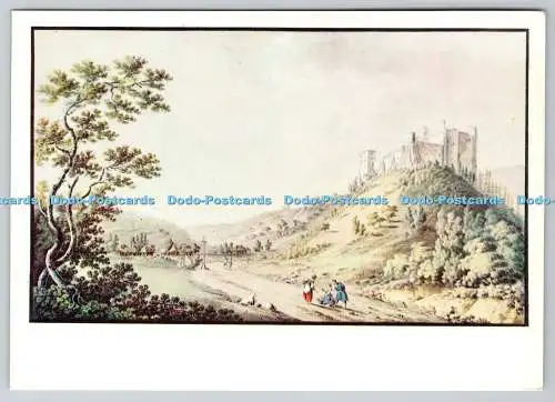 D303324 Zygmunt Vogel Widok zamku w Teczynie Stanislaw August Biblioteka Uniwers