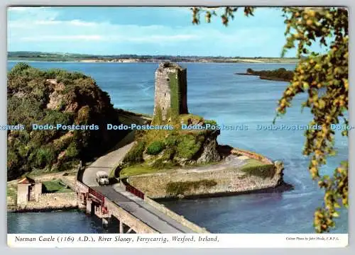 D309331 Irland Wexford Ferrycarrig River Slaney Norman Castle John Hinde F R PS