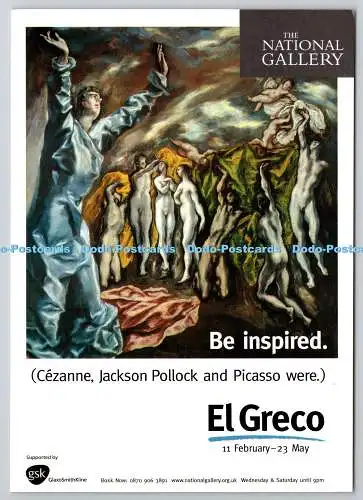 D306700 Die Nationalgalerie El Greco in den Filmen an diesem Samstag Beide GSK Glaxo