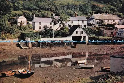 D300740 Helford Cornwall Unzählige Bäume J Arthur Dixon Newport I W England