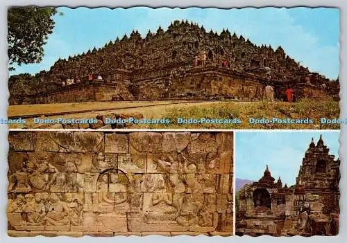 D303352 Candi Borobudur Jawa Tengab Postkarte Mehrfachansicht