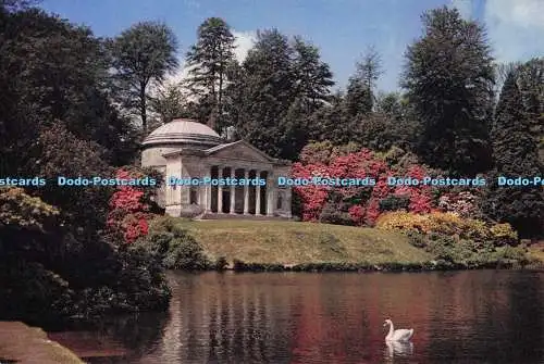 D300758 Wiltshire Stourhead Mere J Arthur Dixon Newport I W England