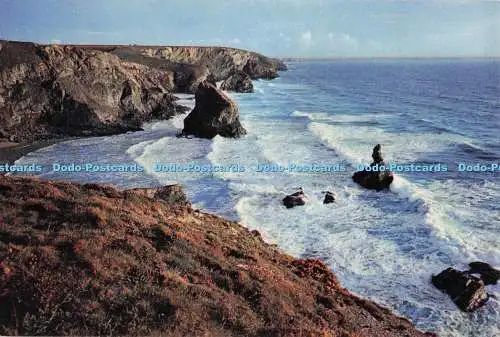 D300760 Cornwall Bedruthan Steps Near Newquay J Arthur Dixon Newport I W England