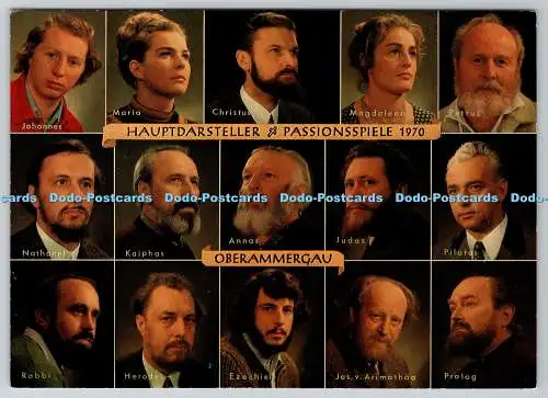D309427 Deutschland Bayern Hauptdarsteller Passionsspiele 1970 Oberammergau Foto H