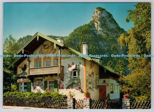 D309428 Passionsspieldorf Oberammergau Rotkappchen Haus und Kofel Dr Greiff Kalt