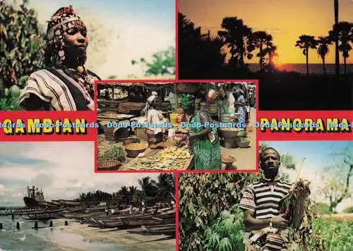 D300863 Gambian Panorama Gambia Information Service Ebrima Sagnia 1980 Multi Vie
