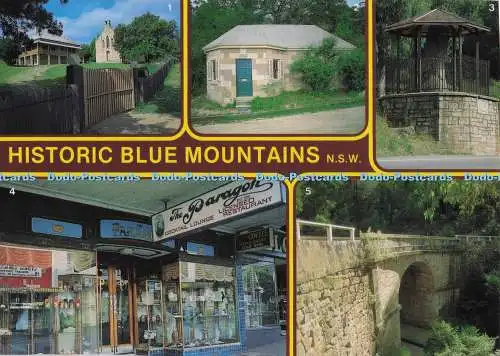 D300870 N S W Historic Blue Mountains Lennox Bridge Nucolorvue Productions Multi