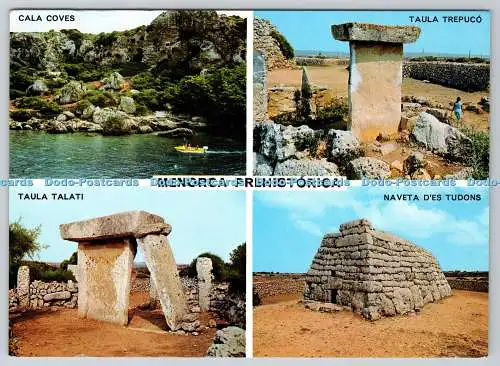 D309465 Menorca Prehistorica Cala Coves Taula Trepuco Taula Talati Naveta d es T