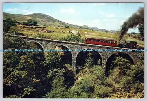 D303478 Snowdon-Zug auf Viadukt Llanberis J Arthur Dixon Newport Wales