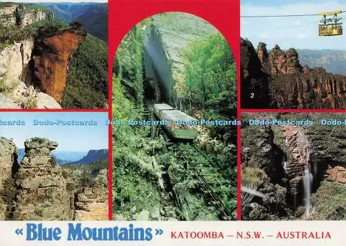 D300889 Australia N S W Katoomba Blue Mountains Hanging Rock Bartel Multi View