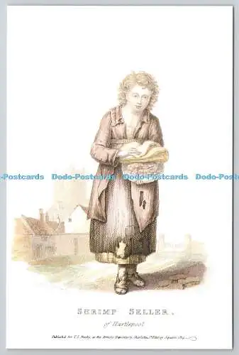 D306856 Garnelenverkäufer Hartlepool Fisher Folk von Thomas Lord Busby London 1819 Cl