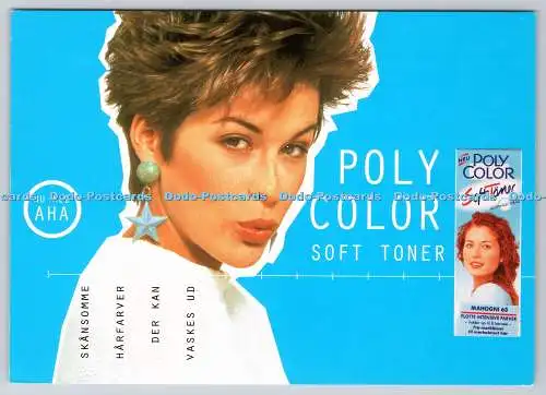 D303509 Poly Color Soft Toner Unicare Denmark Go Card 1996 Gratis Reklame postkart