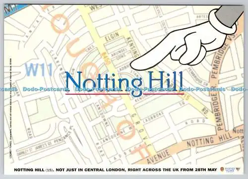 D303511 Notting Hill Film Hugh Grant Julia Roberts Warner Bros 1999 Warner Vill