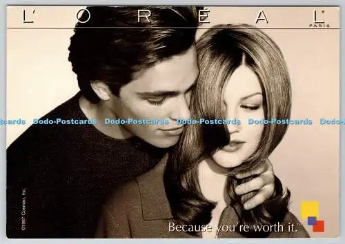 D303513 Loreal Paris Weil es Ihnen wert ist Cosmair 1997 Studio Senses Go Card