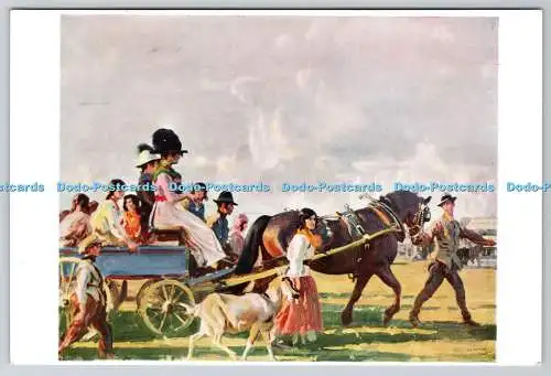 D309505 Ankunft in Epsom Down von Derby Week Birmingham City Museum and Art Gall