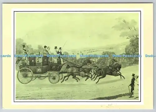 D303553 London Liverpool Mail Coach 1838 REPRO Ausstellung Liverpools Royal Mail