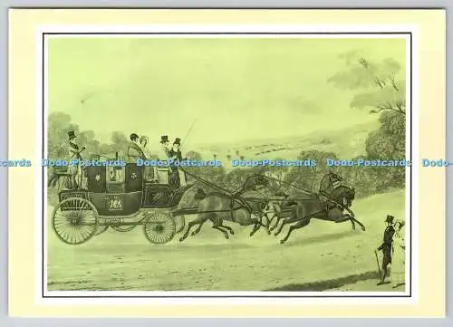 D303554 London Liverpool Mail Coach 1838 REPRO Ausstellung Liverpools Royal Mail